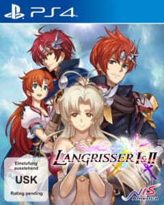 Langrisser I & II PS4 Boxart