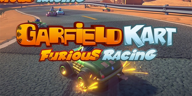 Garfield Kart Furious Racing Banner