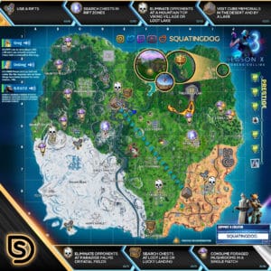Fortnite Season 10 Week 3 Prestige Challenges Map