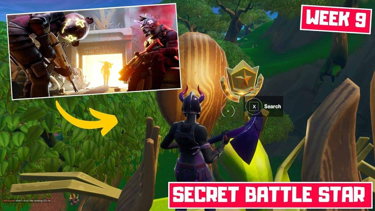 Fortnite Season 10 (X) Week 9 Secret Battle Star Location - 1280 x 720 jpeg 154kB