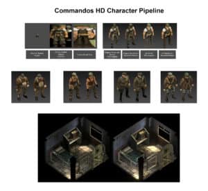 Commandos 2 HD Remaster Character Pipeline
