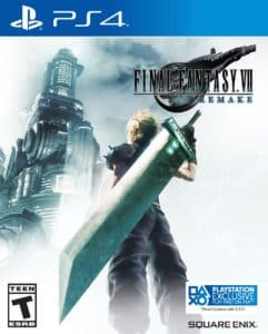 Final Fantasy VII Remake Updated Box Art Label