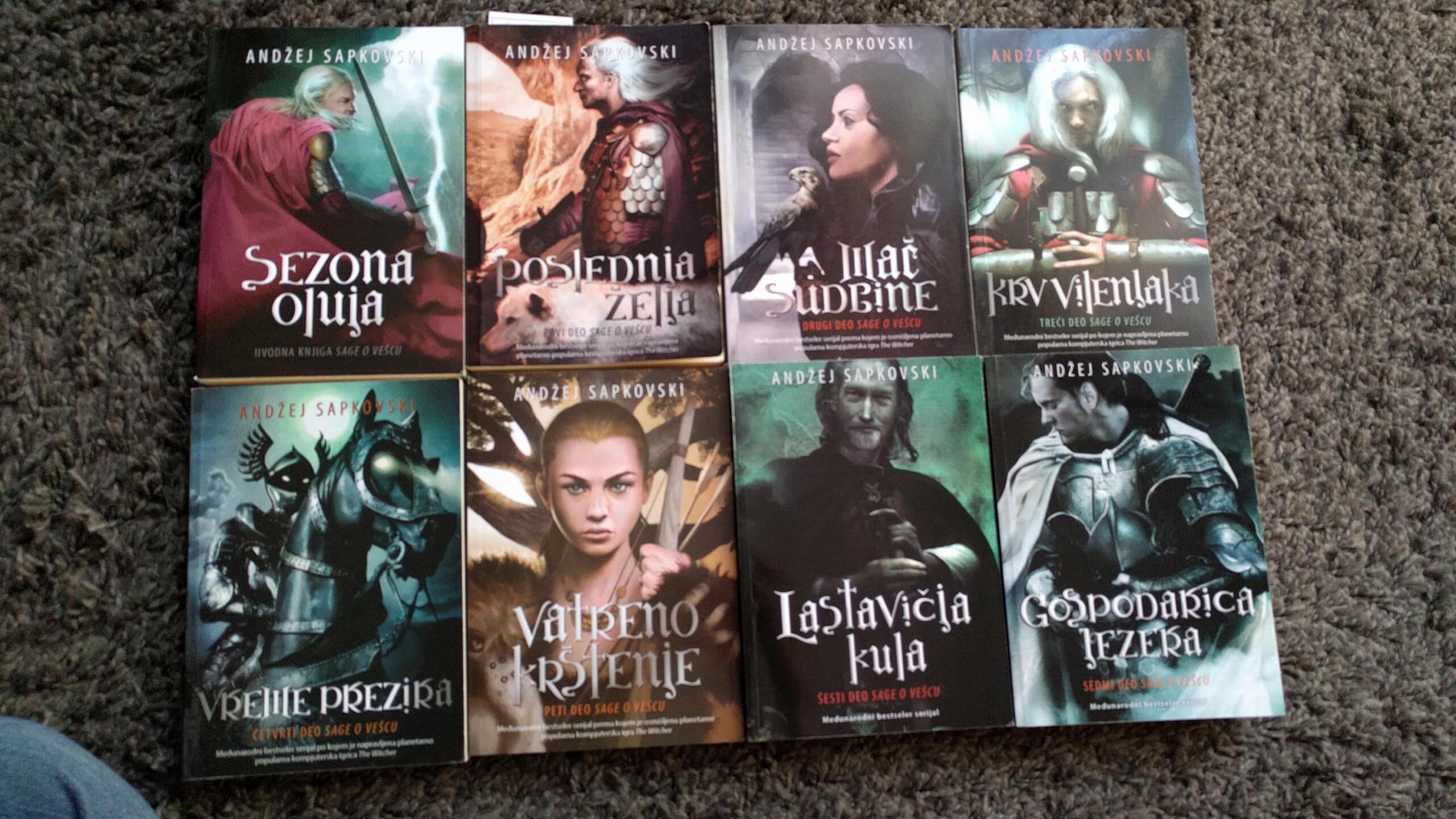 The Witcher Books Serbian.