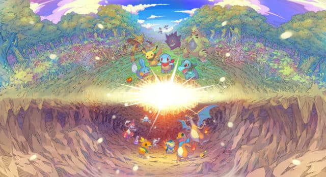 Pokemon Mystery Dungeon Rescue Team DX Key Visual