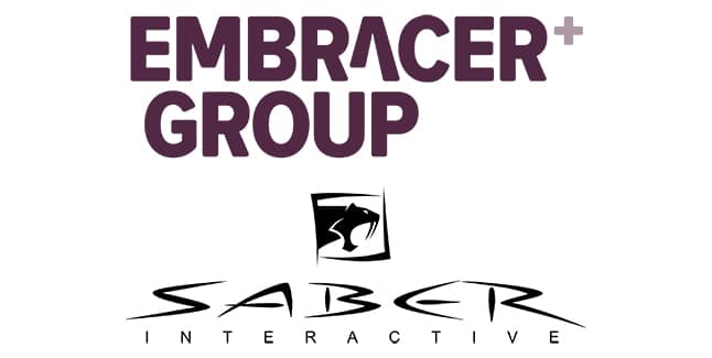Embracer Group Saber Interactive Logos