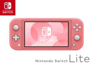 Nintendo Switch Lite Coral Promo Image 1