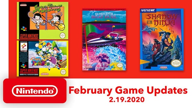 Nintendo Switch Online Games for February 2020 Lineup