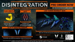 Disintegration Steam Pre-order Bonus