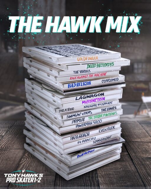 Official Tony Hawk’s Pro Skater 1 + 2 Soundtrack