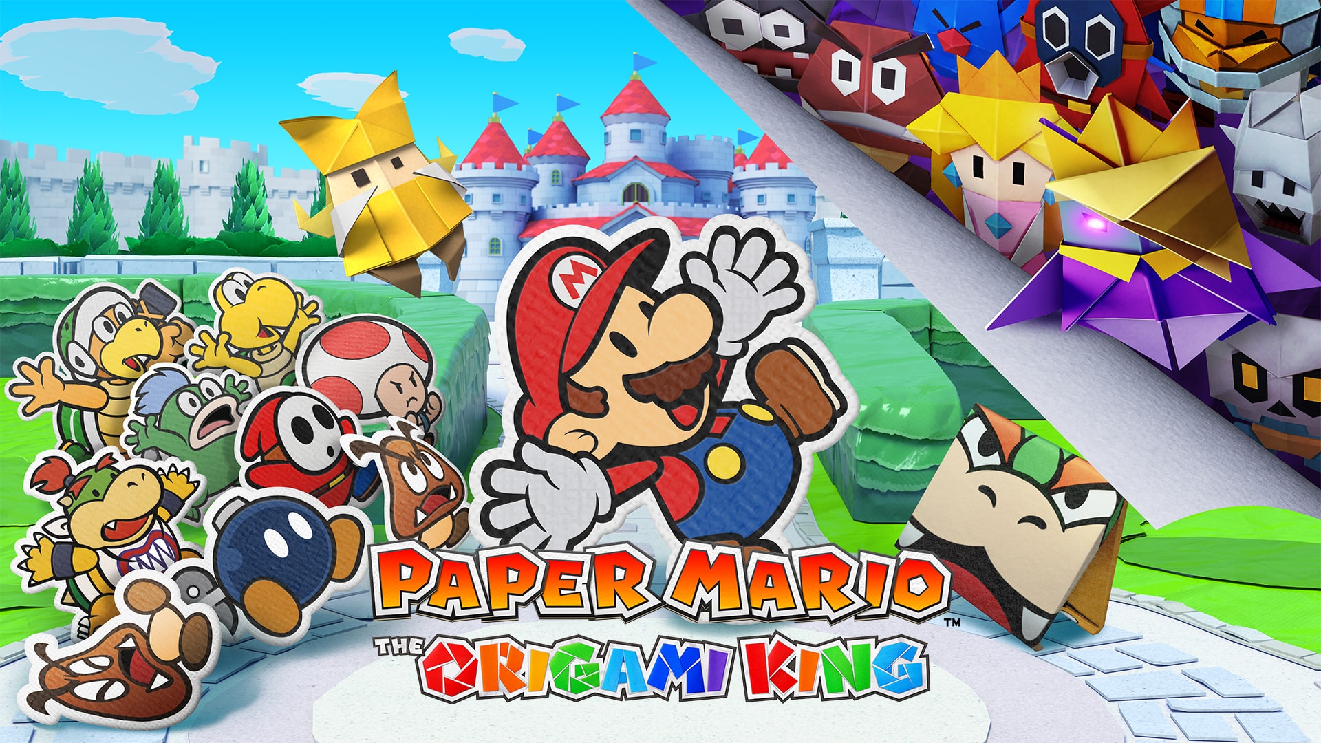 Paper Mario The Origami King Key Art