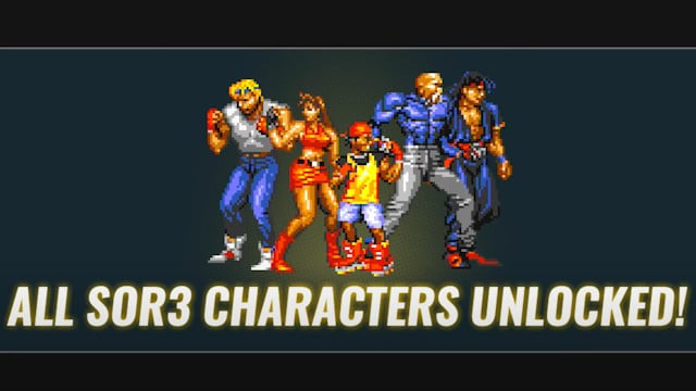 streets of rage 4 characters