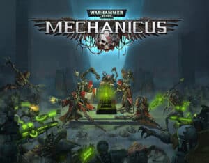 Warhammer 40000 Mechanicus Key Art Logo