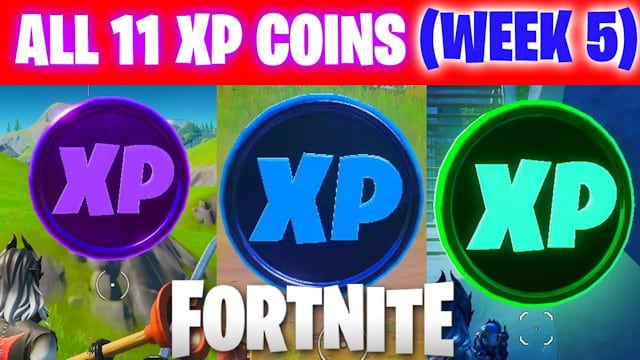 Fortnite Chapter 2 Season 3 Week 5 XP Coins Locations Guide