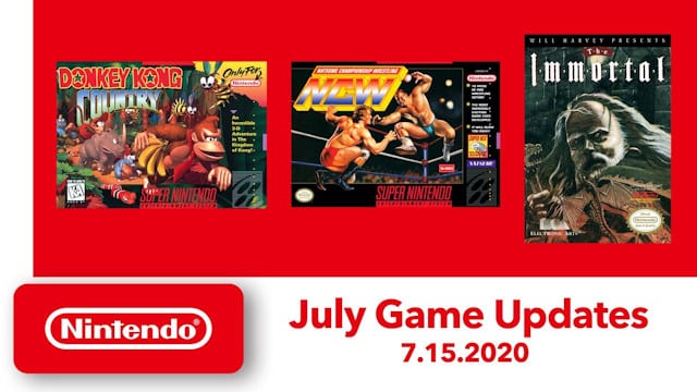 Nintendo Switch Online Games for July 2020 Lineup