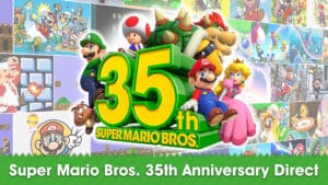 35th Anniversary Super Mario Bros Banner