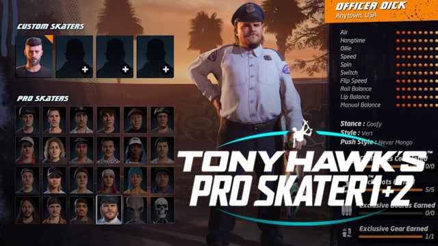 Tony Hawks Pro Skater 1 and 2 Remake Unlockable Secret Characters