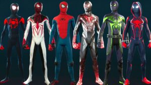 Spider-Man: Miles Morales Unlockable Suits
