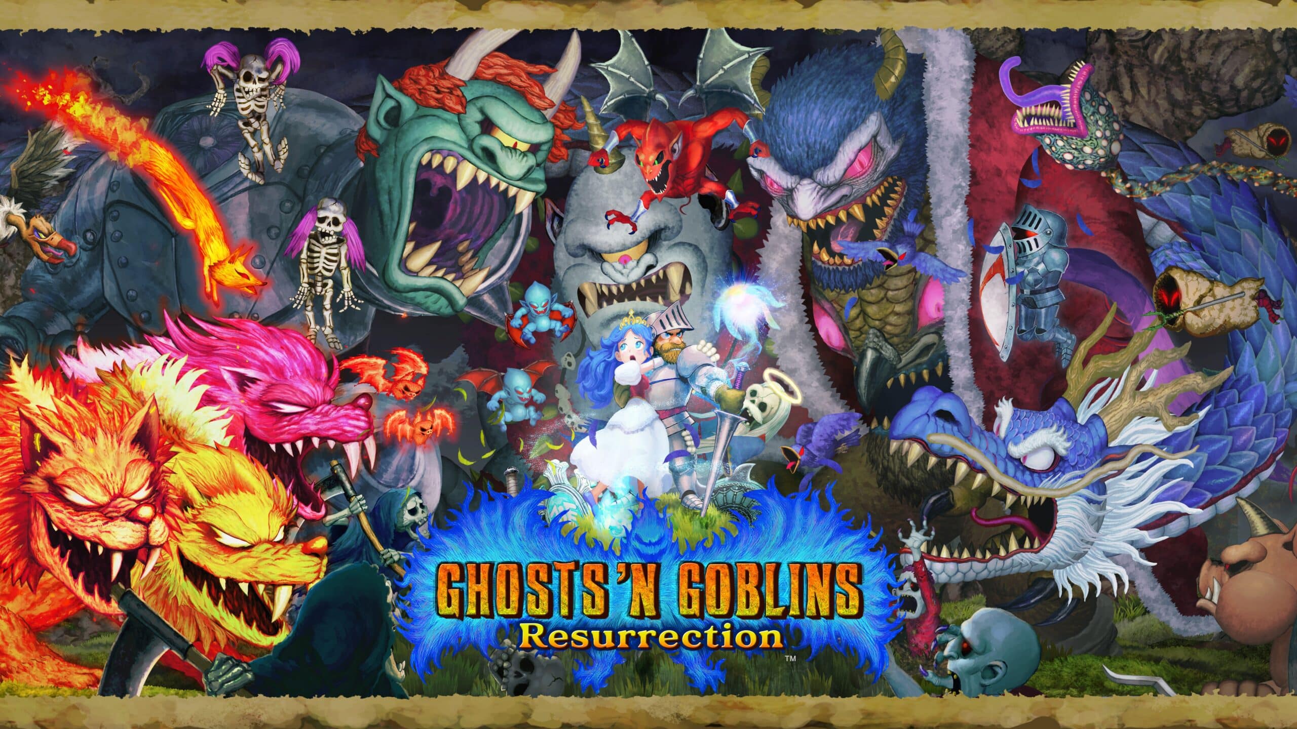 Ghosts n Goblins Resurrection Key Art