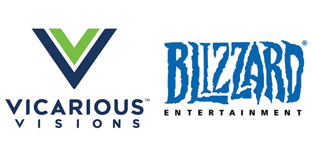 Vicarious Visions Blizzard Logos