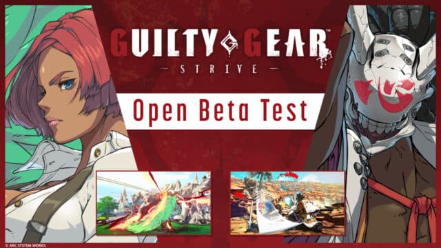 Guilty Gear Strive Open Beta Test Banner