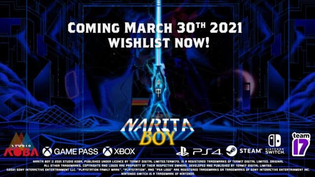Narita Boy Release Date Banner