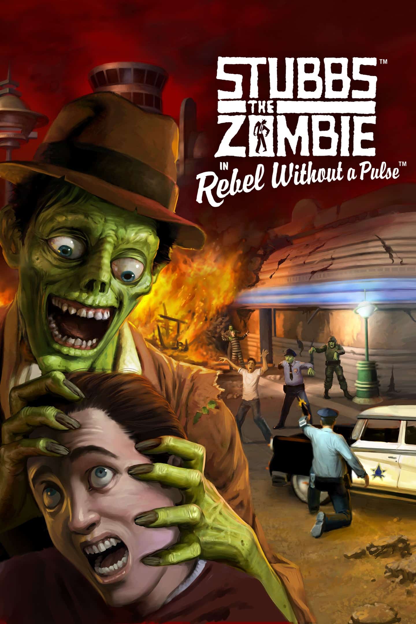 Stubbs the Zombie in Rebel Without a Pulse Key Art