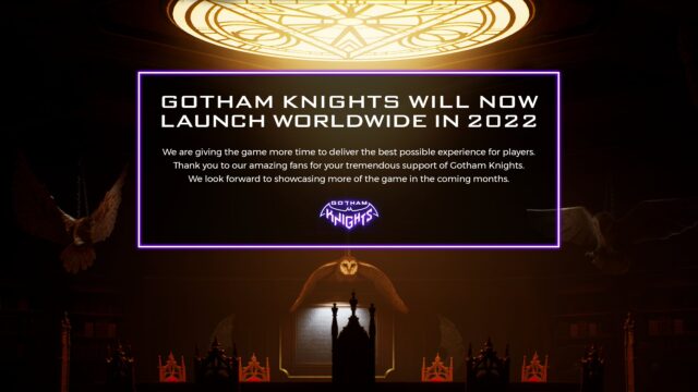 Gotham Knights Delayed to 2022