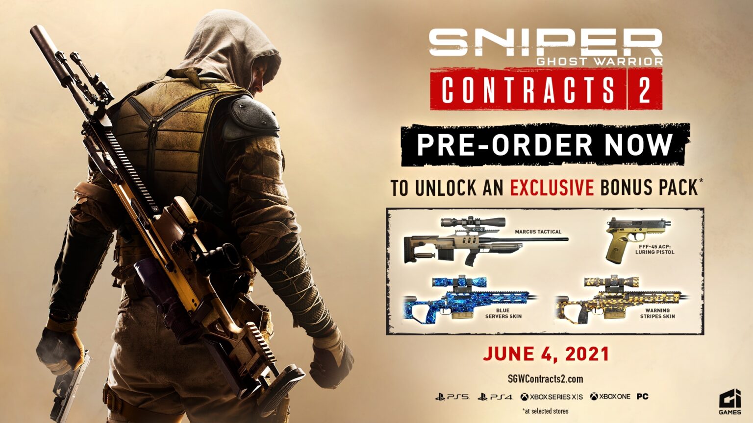 sniper ghost warrior contracts 2 pre order bonus