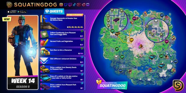 Fortnite Chapter 2 Season 5 Week 14 Challenges Guide - Video Games Blogger