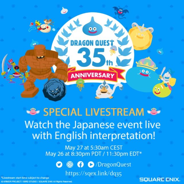 Dragon Quest 35th Anniversary Special Live Stream