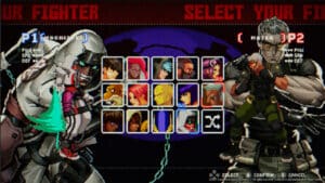 Blazing Strike character roster screenshot