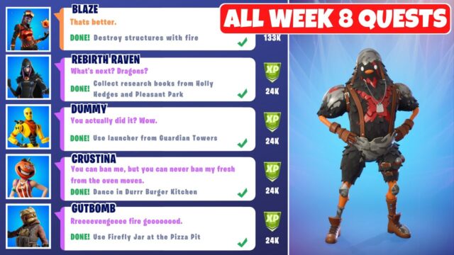 Fortnite Chapter 2 Season 6 Week 8 Challenges Guide Video Games Blogger