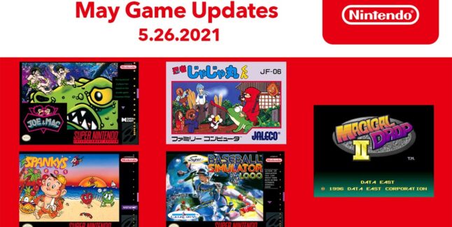 Nintendo Switch Online Games for May 2021 Lineup