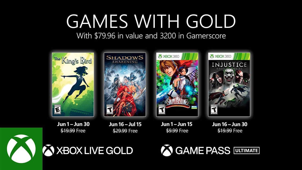 Xbox Games with Gold for June 2021 Lineup