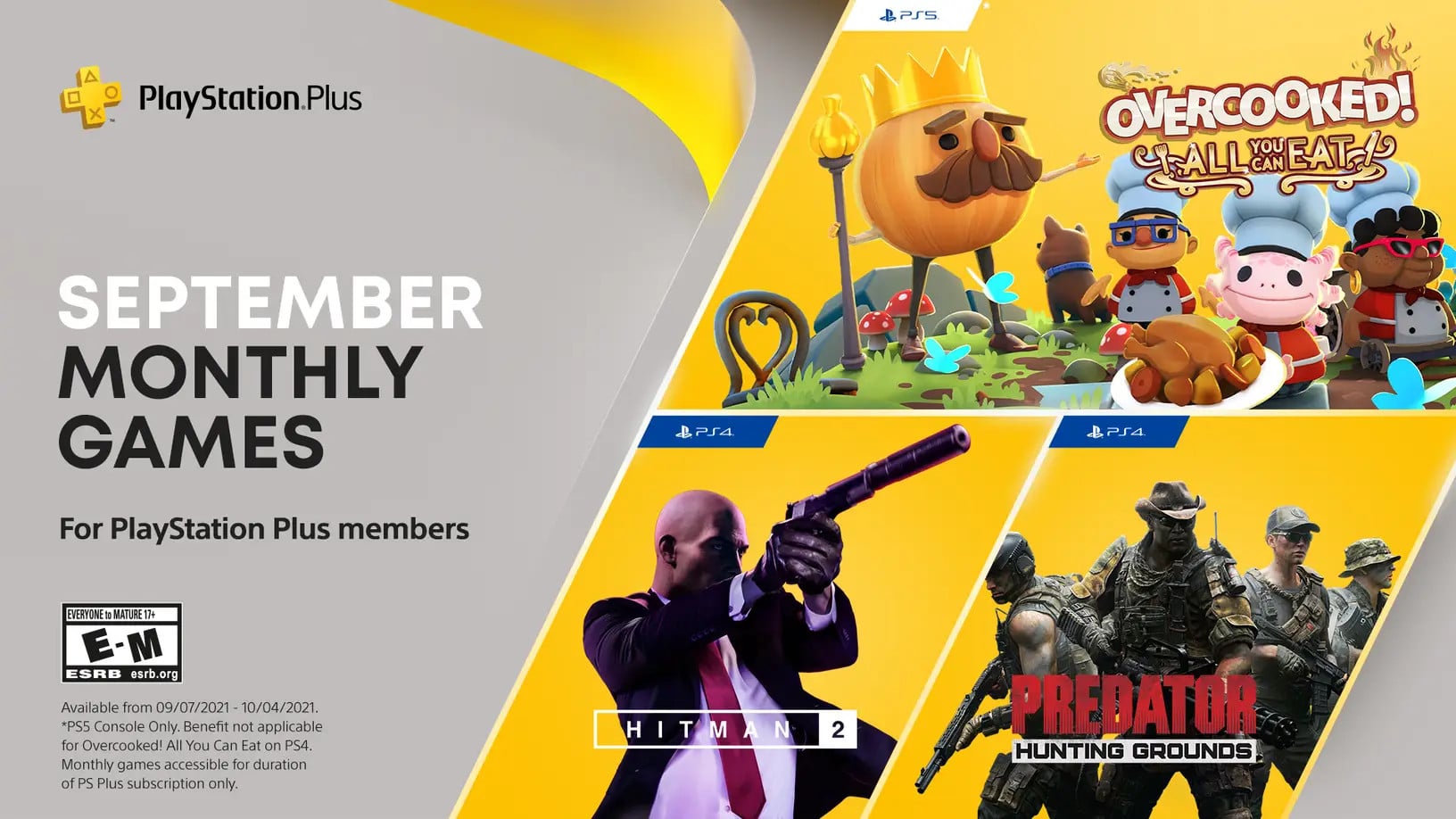 PlayStation Plus Games for September 2021 Lineup