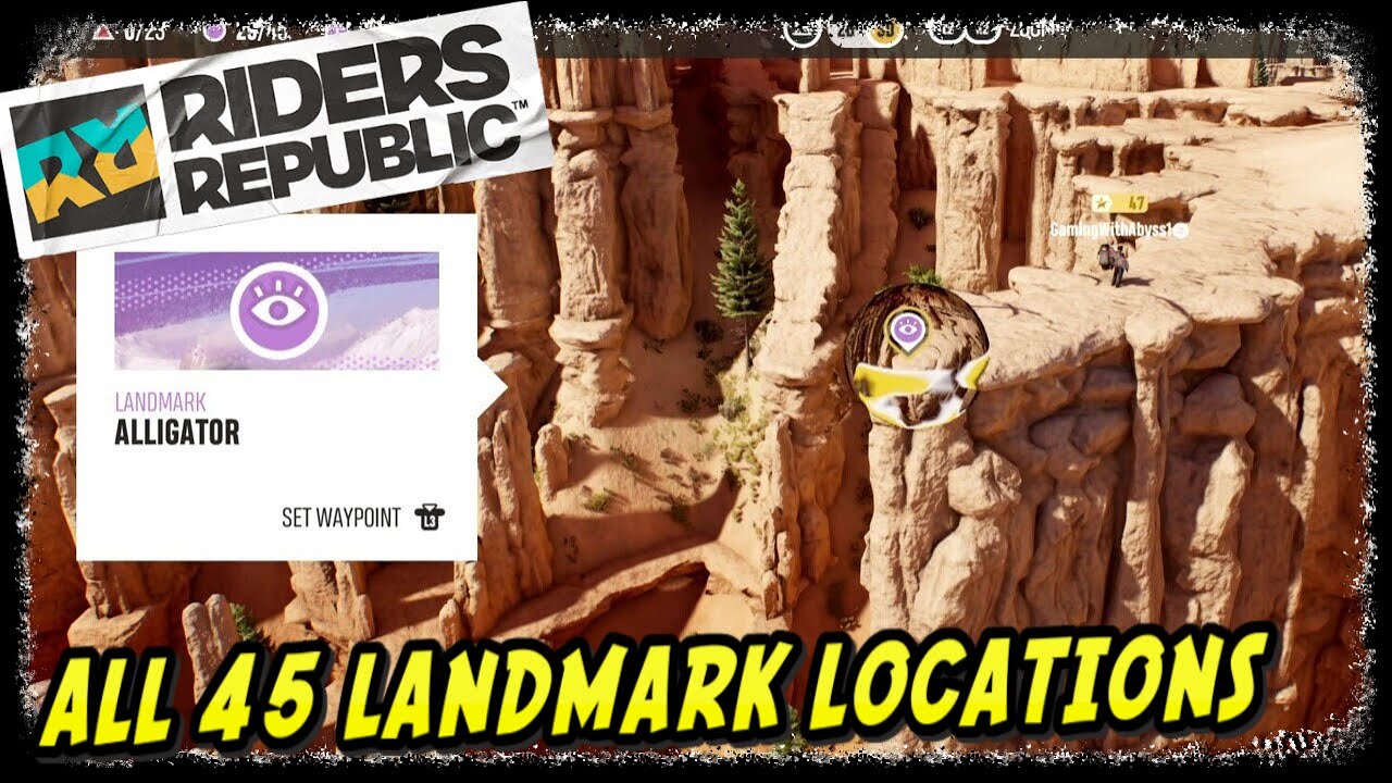 Riders Republic Landmarks Locations Guide