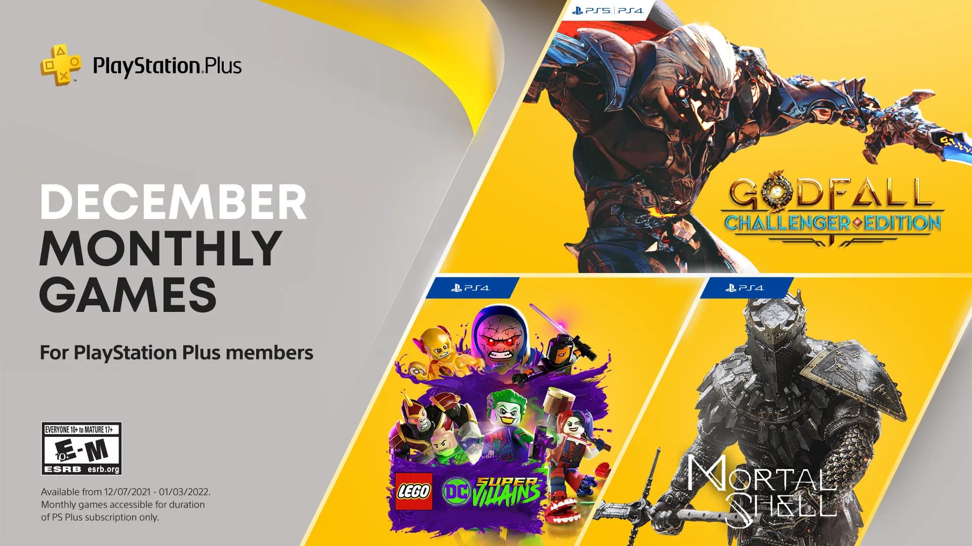 PlayStation Plus Games for December 2021 Lineup