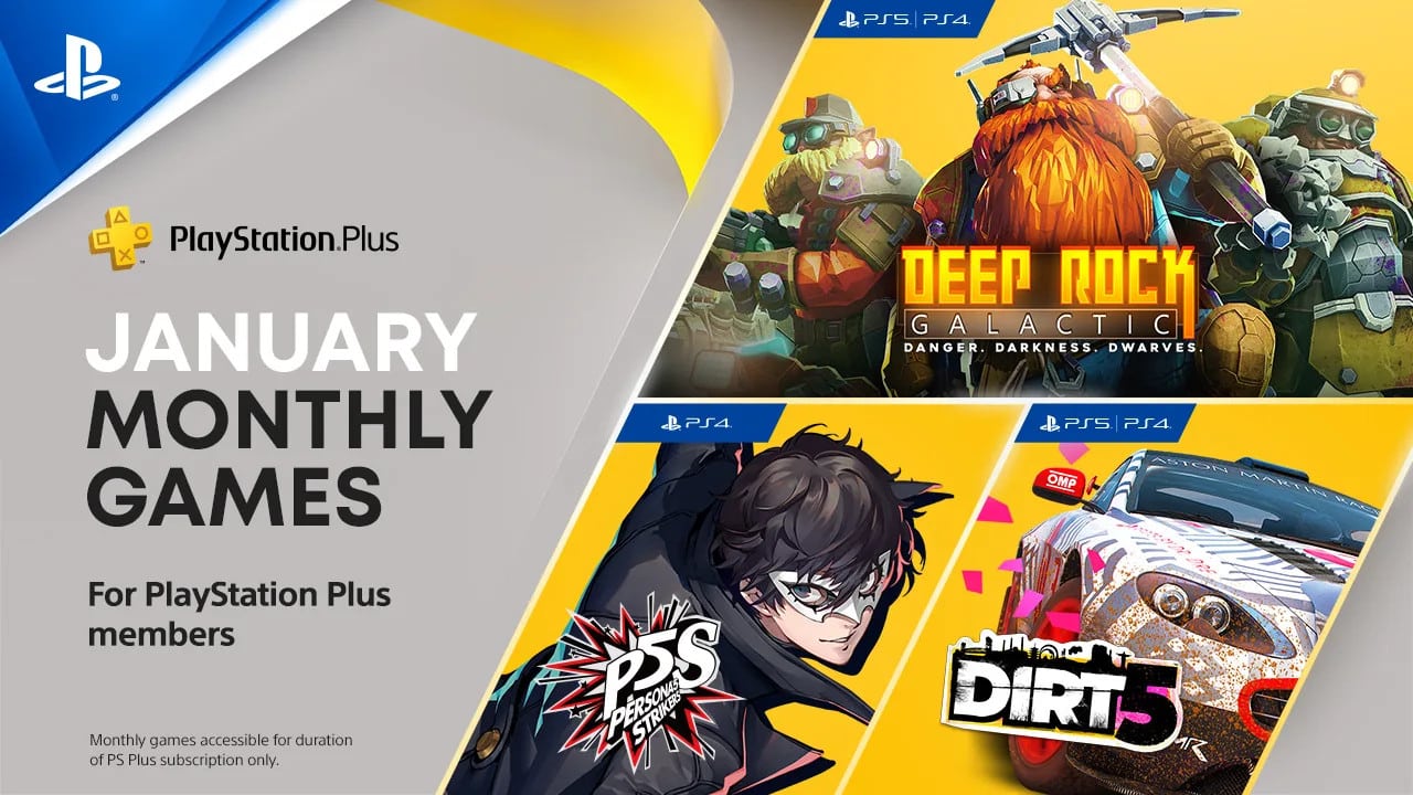 PlayStation Plus Games for January 2022 Lineup
