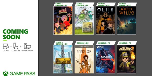 Xbox Game Pass Games for January 2022 Lineup