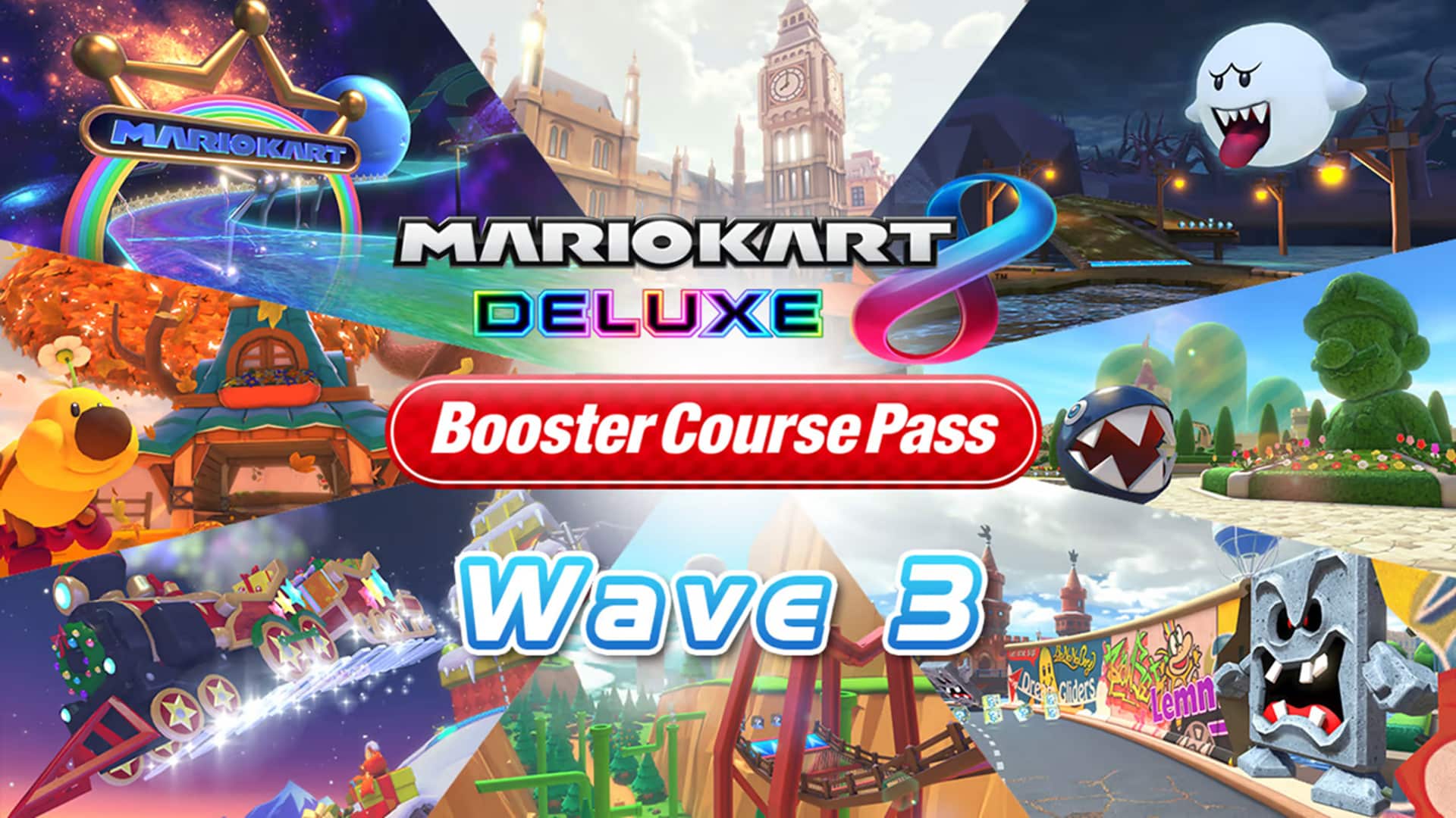Mario Kart 8 Deluxe - Booster Course Pass Wave 3 Tracks Shortcuts Locations Guide