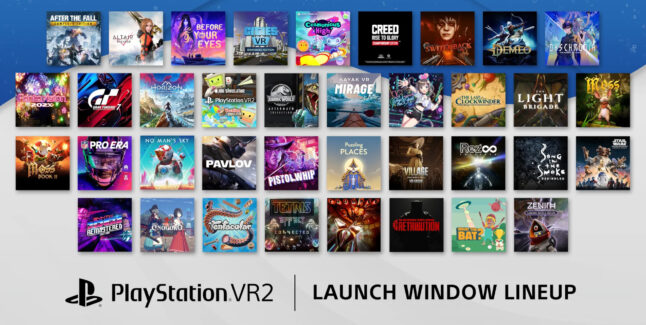 PlayStation VR2 Launch Games List