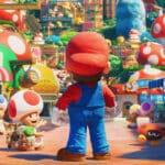 The Super Mario Bros Movie Mario in the City 4K Wallpaper