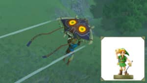 Zelda: Majora's Mask Link Amiibo Paraglider Skin Reward