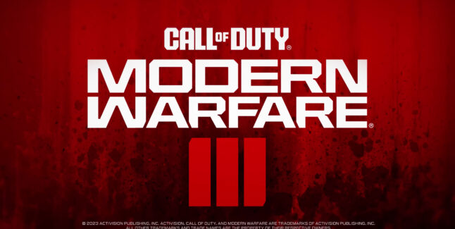 Call of Duty: Modern Warfare 3 2023 red logo