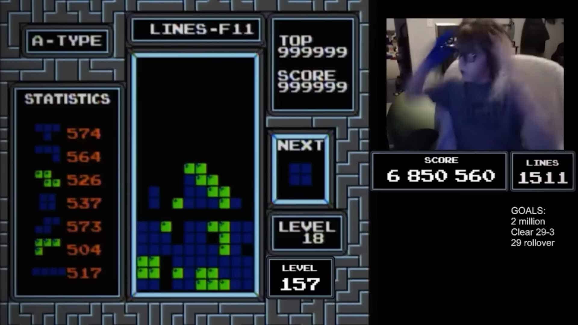 Nintendo Classic Tetris Finally Beaten After 34 Years by Willis Gibson